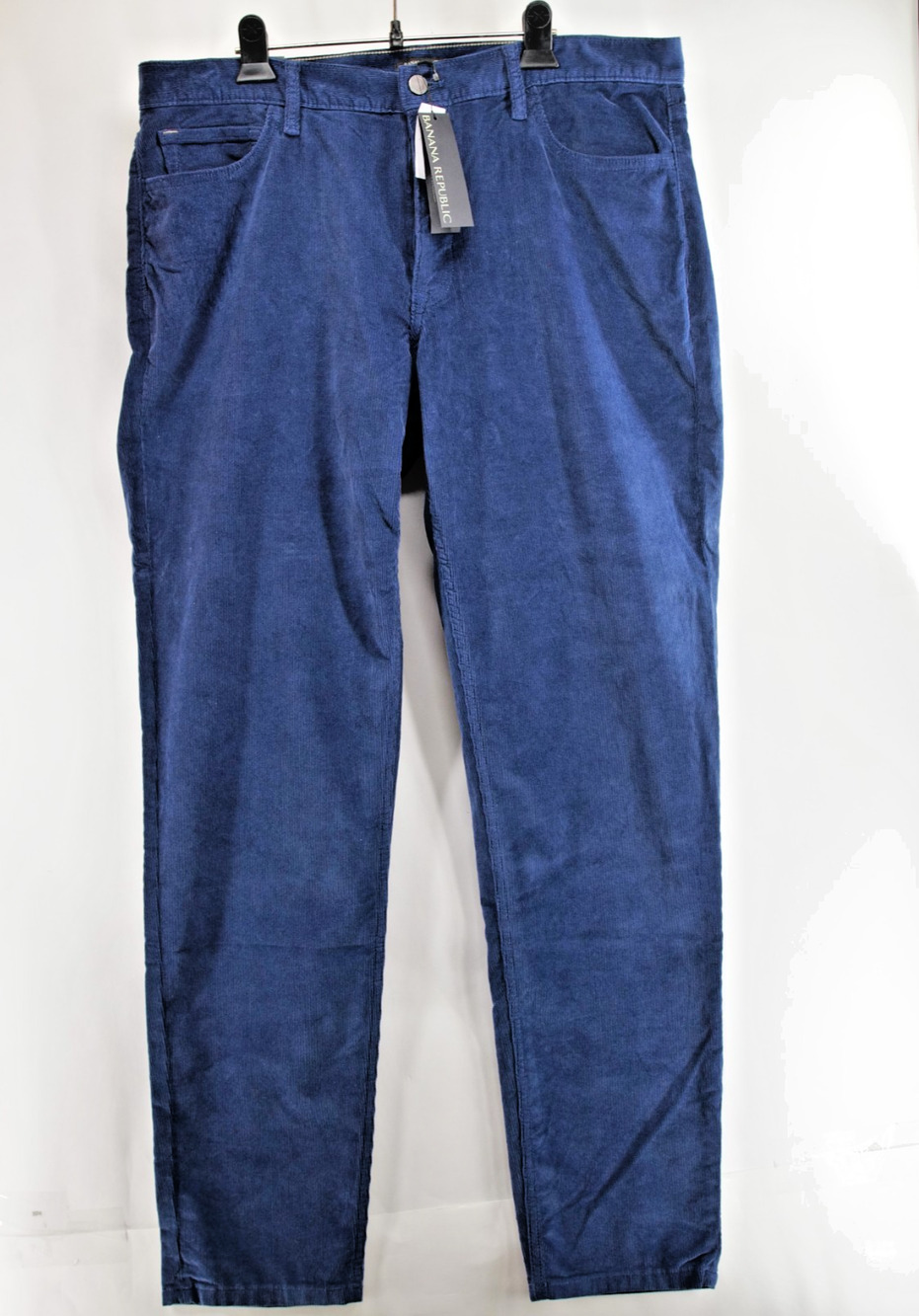 Banana Republic NWT Traveler Men's 36x34 Blue Corduroy Pants Athletic Taper